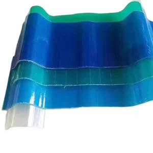 Fiberglass Ceiling Board black Fiberglass Sheet greenhouse UV Plastic Blue Color Corrugated Roofing Sheets