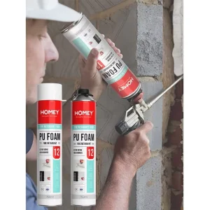 Fire Retardant B2 PU Foam Polyurethane Insulation Material Expandable Spray Fire Rated PU Foam