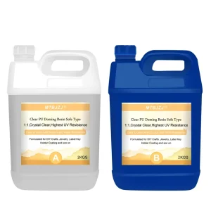 Flexible Durable PU Resin Low Viscosity Self Leveling Polyurethane Resin for Art Craft Casting