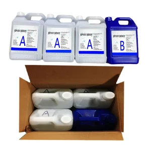 Food Grade Crystal Clear Liquid A and B Epoxy Resin and Hardener Deep Pour Coating Casting for Craft River Table