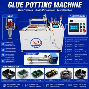 Fully Automatic AB Epoxy Resin Glue Potting Machine for LED Driver Sensor Transformer Power Supplies and Electronic Component