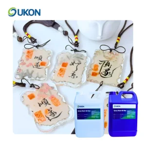 Gloss Liquid Crystal Epoxy Resin With Hardener Transparent Epoxy Resin AB Glue Casting Price Per Kg for Crafts