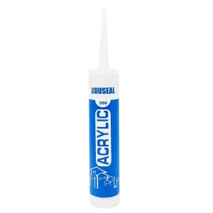 HOUSEAL 550 Acoustic White Caulking Paintable Water Based Acrylic One Component Silicone Sealant 300ML for Construction Use