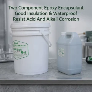 HR High Clarity Acid Proof Epoxy Potting Compound for Sensor Fast Bubble Removing Electronic Sealing Glue