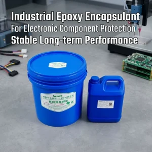 HR High Shear Strength Epoxy Encapsulating Glue for Power Supply Acid Alkali Resistant Anti Aging Potting Adhesive