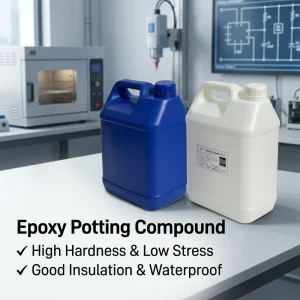 HR Two Part Epoxy Potting Compound for Industrial Power Module High Hardness Low Stress Waterproof Glue