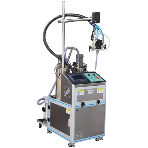 Handheld Semi Automatic AB Glue Dispenser Vacuum Degassing Epoxy Silicone Two Component Potting Machine 220V 1 Year Warranty