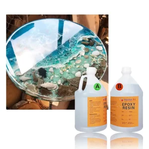 Hard Crystal Resin Epoxy 2 1 Liquid Self Leveling Resina Epoxica for River Table Making