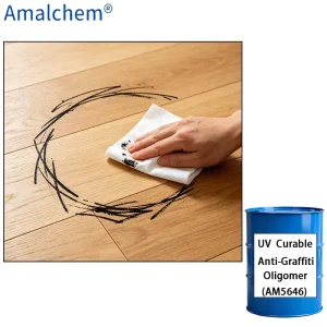 Hard Wear Resistant Anti Graffiti Urethane Resin AM5646 for Wood Plastic & Ink Applications