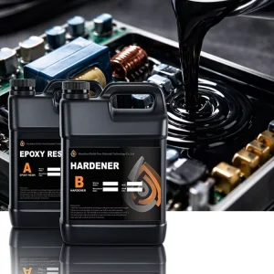 Heat Dissipation Confidential Encapsulation Eco friendly Epoxy Resin Electronic Components Potting Construction Woodworking 5:1