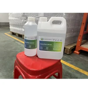 Heat Resistant Set Deep Cast Pouring Epoxy Resin Glue Colorless and Transparent Epoxidharz