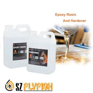 Heat UV Resistant Epoxy Resin Kit 1 1 Ratio Crystal Clear Epoxy Resin Hardener for Art Coating
