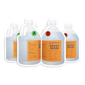Heat and UV Resistant Casting Crystal Clear Epoxy Resin Kit and Hardener Fo Coating