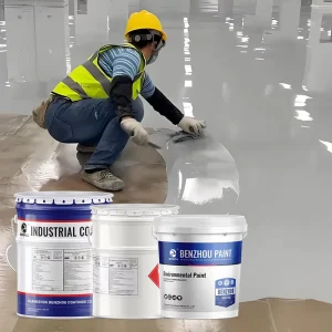 Heavy Duty Chemical Resistant Epoxy Concrete Floor Paint Anti Slip Protective Flooring Solution for Warehouses