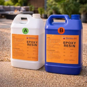 High Compressive Strength Abrasion Resistance Eco friendly Epoxy Resin Stone Mixing Waterproof UV Stable Self leveling Luxury