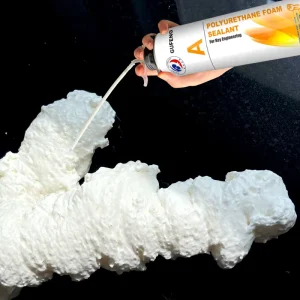 High Density Polyurethane Foam Easy Adhesive Gun Type PU Foam for Window Decoration