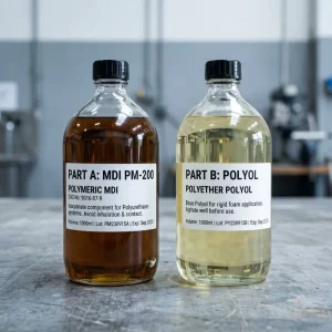 High Density Spray Polyurethane Foam System MDI Isocyanate and Polyol for Wall Roof Insulation