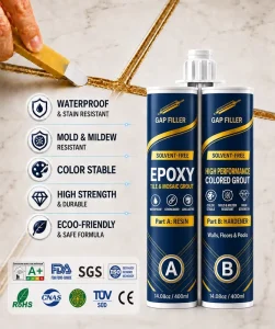 High Durability Epoxy Tile Joint Filler for Modern Architectural Decoration