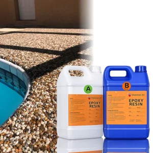High Durability UV Stable Eco friendly Epoxy AB Resin Double Component Adhesive Self leveling Concrete Cement Floor Coating