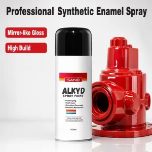 High Gloss Alkyd Spray Paint Synthetic Enamel Aerosol Paint for Metal Fence Gates and Industrial Machinery
