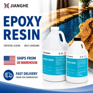 High Gloss Bubble Free Crystal Clear Deep Pour Casting Epoxy Resin for River Table and Large Casting Artworks