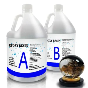 High Gloss & Bubbles Free Clear Art Resin and Hardener 1:1 Epoxy Resin for Jewelry Making Crafts