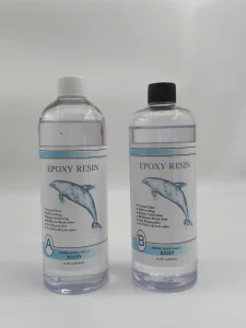 High Gloss Clear Epoxy Resin Top Coat Scratch Resistant Epoxy Resin for Wooden Gift Box Surface Protection
