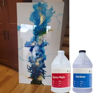 High Gloss Clear Epoxy Resin for Canvas Wall Art Wooden Decor