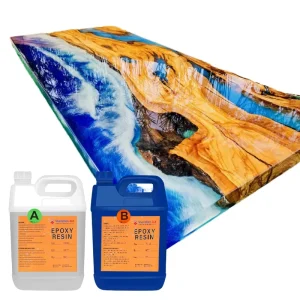 High Gloss Clear Epoxy Resin for River Table Crystal Clear Casting Resin with Self Leveling