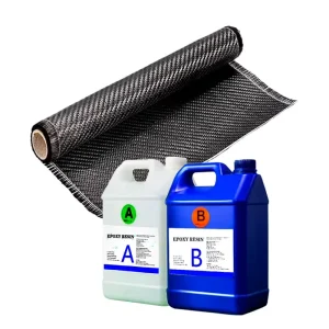 High Gloss Crystal Clear 2:1 AB Glue Epoxy Resin and Hardener for Carbon Fiber