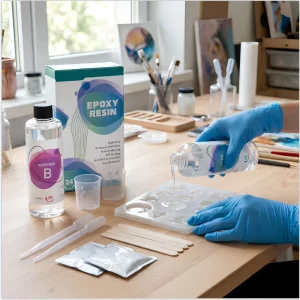 High Gloss Durable Epoxy Resin 1:1 Kit UV Stable & Anti Yellowing Resin for Bar Top and DIY Jewelry & Mold Casting