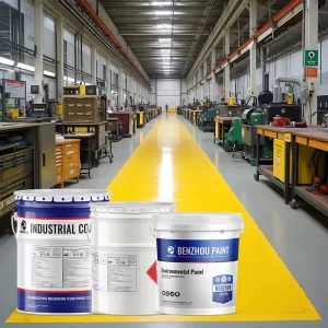 High Gloss Solvent Free Epoxy Self Leveling Paint Dustproof for Clean Room Facilities
