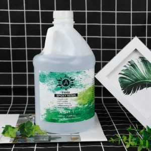 High Gloss Ultra Clear Double Component Epoxy Glue for Bar Top Table Construction Woodworking DIY Handmade River Table Gallon