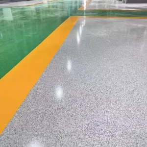 High Gloss Water borne Epoxy Double Component Floor Coating Wear resistant Durable for Luxury Commercial Spaces Guangdong