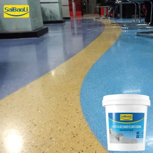 High Glossy Marble Effect Epoxy Floor Paint Resin Liquid Sand Floor Paint Epoxy Colored Sand Floor Paint Waterproof Coating