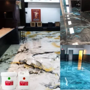 High Hard Clear Epoxy Resin for Self Leveling 3D Paint Epoxy Floor Coating