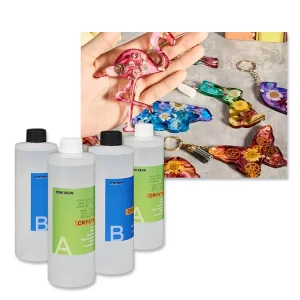 High Hardness Anti Yellowing Clear Liquid Epoxy Resin Coating for Arts Crafts Epoxy Resin Art DIY