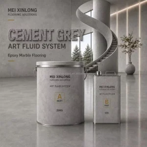 High Hardness Chemicals Epoxy 3D Floor Paint Clear Epoxy Resin Floor Metallic Epxoy Pigments Floor