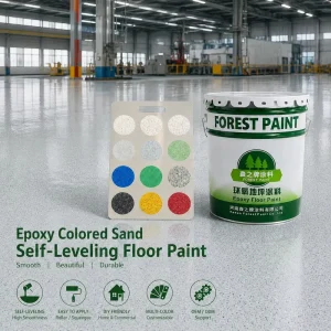 High Hardness Epoxy Resin Floor Coating for Factories Anti Peeling Cement Floor Paint Epoxy Resin Floor