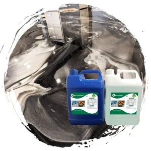 High Hardness Scratch Wear Resistance Clear Waterproof Epoxy Resin Floor Customizable Metallic Epoxy Floor Paint