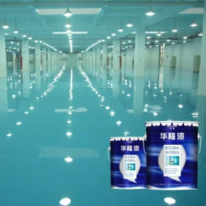 High Hardness Scratch and Wear Resistant Polyurethane Floor Paint Epoxy Resin Floor Glossy Finish Pigments Floor