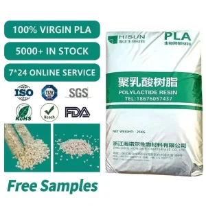 High Heat Resistance PLA REVODE190 Resin Pellets 100% Virgin Biodegradable Polylactic Acid for Compostable Cutlery and Utensils