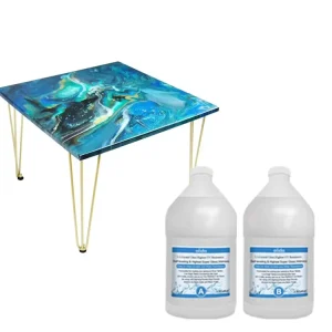 High Quality 1 Gallon Epoxy Resin Crystal Clear Ultra Glossy Resin Art for Woodworking Table Tops Crafts DIY Jewelry Making