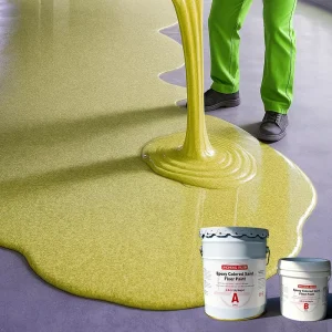 High Quality Anti Slip Colored Sand Epoxy Floor Coating Selfleveling Wear Resistant Liquid Resin Paint for House Garage Driveway