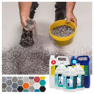 High Quality Epoxy Color Flakes Chips with Epoxy Resin Flooring for Concrete Floor