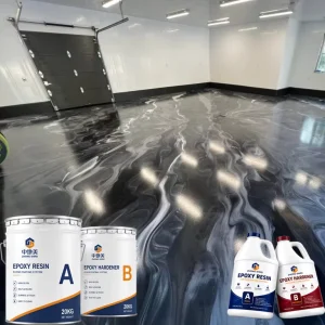 High Quality Transparent Floor Epoxy Resin and Hardener for Metallic Epoxy Floor Coating