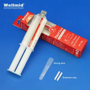 High Strength Epoxy Resin Adhesive Translucent Misty Rapid 6Mins Fast Bond Metal Glass Wood Jewelry Handicrafts 25G AB Glue