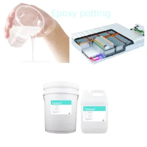 High Temp Conductive Glue for Electronics Two Component Moisture Proof Fire Retardant Epoxy Potting Sealant