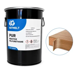 High Temp Resistant (120 140) Polyurethane Hot Melt Adhesive Short Open Time Good Initial Adhesion No Cleaning Required for