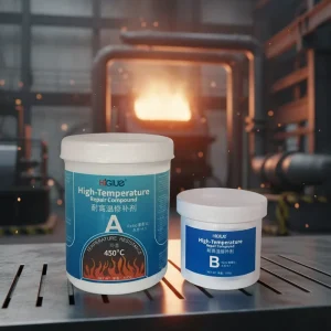 High Temperature Resistant Epoxy AB Glue ExtremeHeat Metallic Paste for Metal Repairing